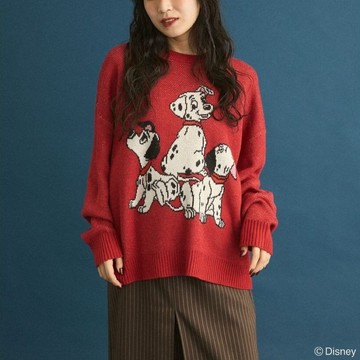 現貨｜Green Parks Disney 日單🇯🇵 迪士尼101忠狗 紅色小狗針織上衣 三標齊全✨