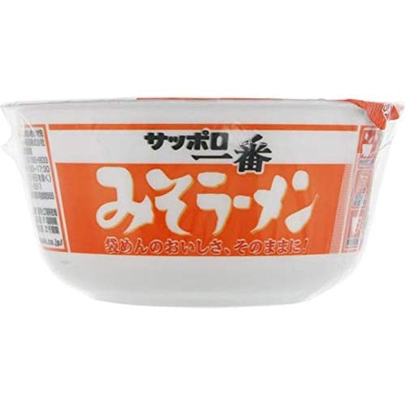 サッポロ一番 みそラーメンどんぶり 75g×12個