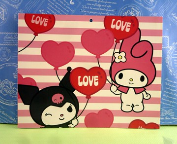 【震撼精品百貨】My Melody 美樂蒂 卡片 庫洛米&MM 氣球 震撼日式精品百貨
