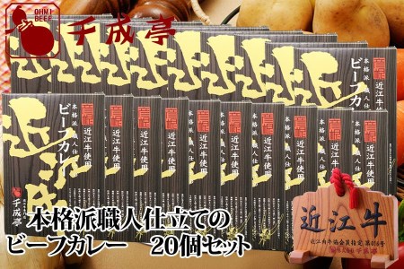 近江牛使用！ビーフカレー １ケース（200g×20袋入り）