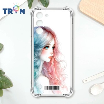 TRON 三星 S22 PLUS 不愛笑的女孩 四角防摔載具殼 軟殼 手機殼