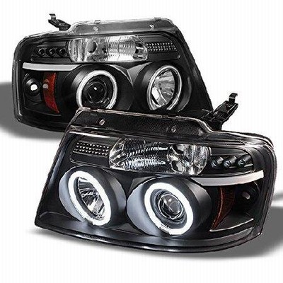 ☆商品の特性☆ AmeriLite ブラックプロジェクターヘッドライト LED