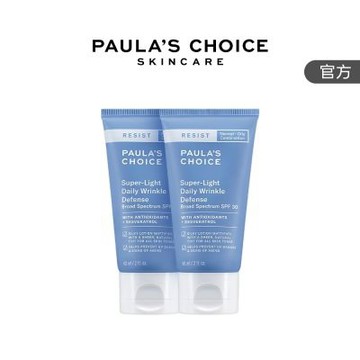 【寶拉珍選】抗老化清新潤色防曬乳雙入組 (抗老化清新潤色防曬乳SPF30 60ml x2) 效期至2027/04