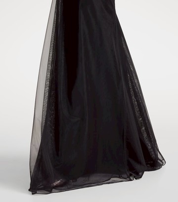 Victoria Beckham Bella gathered open back organza gown
