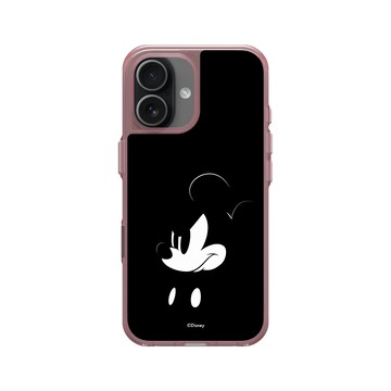 iPhone 17 Clear (相機按鈕) 晶醺玫 - 迪士尼-米奇 Mickey - 米奇黑設計