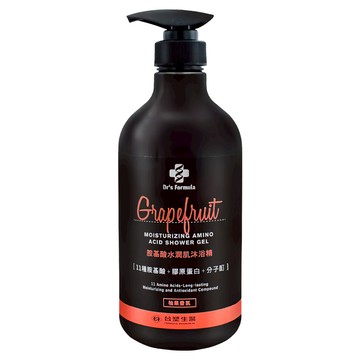 台塑生醫 Dr’s Formula 胺基酸水潤肌 沐浴精 柚果香氛  800g  1瓶