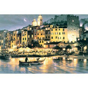 P2 - HM1000-185 岸邊夜色夜光拼圖1000片