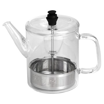 Quasi 舞茶IH耐熱玻璃壺 電磁爐可用  1.5L  1個