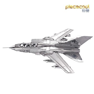 Piececool 拼酷 3D 金屬模型, 狂風戰鬥機 軍事組裝模型 DIY 積木兒童禮物