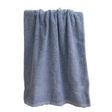 飯店級典雅歐風莫蘭迪色加厚浴巾-70x140cm-藍色-1條