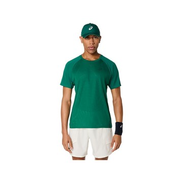 【曼森體育】ASICS 亞瑟士 短袖上衣 男款 ACTIBREEZE 亞洲大師賽 海外版 網球上衣 2041A320-3