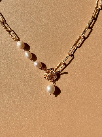 【情人節禮盒】天然巴洛克淡水珍珠歐美必備項鍊