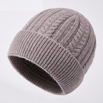 【米蘭精品】現貨+預購 頂級100%羊毛帽針織帽秋冬季加絨厚磅保暖帽冷帽休閒配件-純羊毛針織男女帽子74mi94