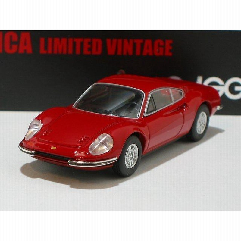 フェラーリディーノ246GT TypeM（赤）LV【トミーテック社1/64ミニカー 