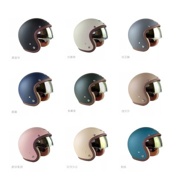 復古騎士獨家組< NINJA 醺砂復古安全帽 + GC 手機架 >