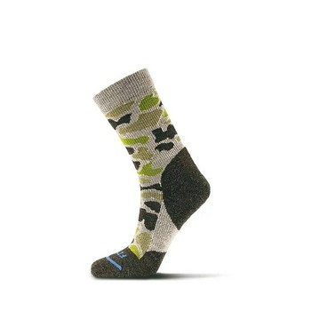 ├登山樂┤美國 FITS Light Hiker - Crew - Camp 中筒薄毛圈 # F1059-202綠色