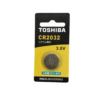 TOSHIBA 鈕扣型鋰電池-CR2032-1入卡