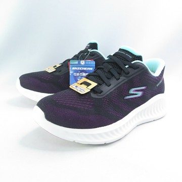 Skechers 125643WBKPR 女健走鞋 GO WALK NOW 瞬穿 寬楦 黑/紫【iSport愛運動】