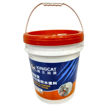 KINGCAT 貓王油漆 壁佳寶多功能防水塗料 K1-680-86  玫瑰白  18.92L  1桶