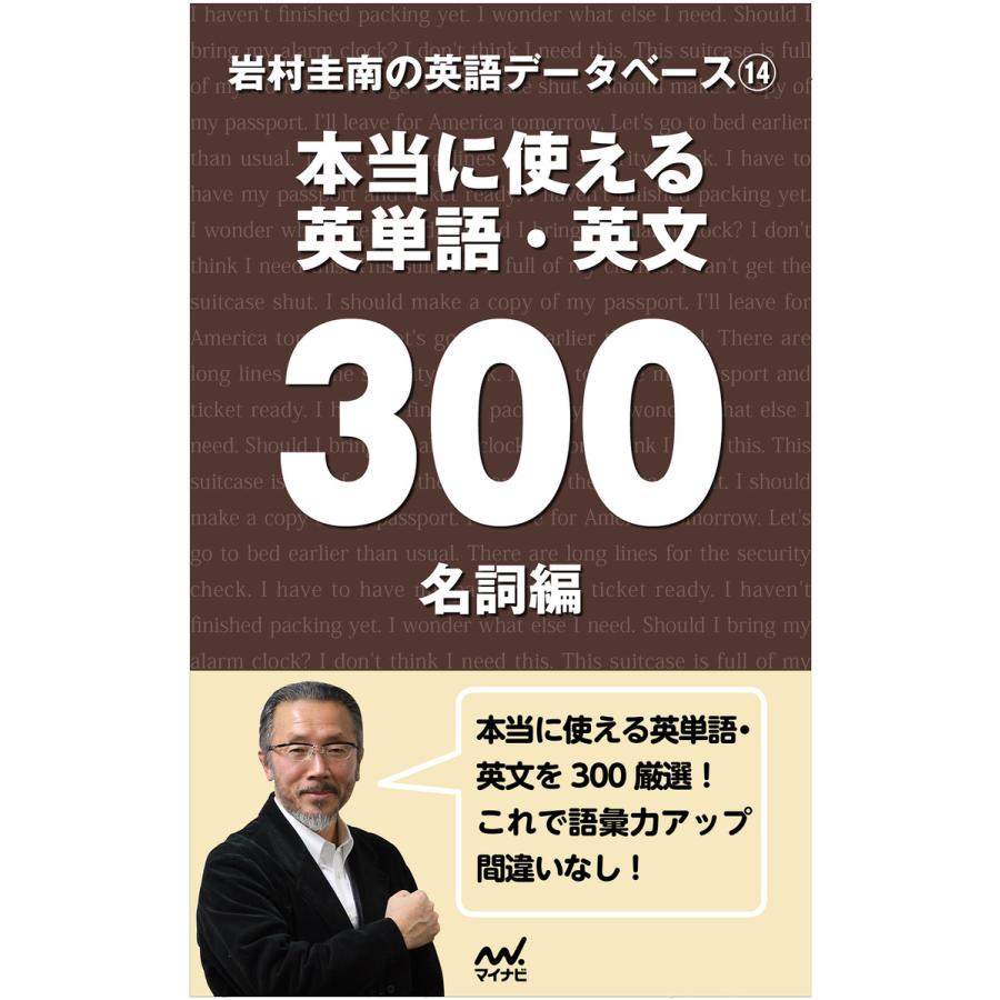 岩村圭南の英語データベース14 本当に使える英単語・英文300 名詞編 電子書籍版   著:岩村圭南