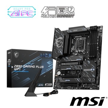 MSI微星 Z890 GAMING PLUS WIFI 主機板