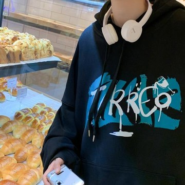 連帽衛衣男美式潮牌hiphop高街上衣街頭嘻哈帥氣外套春秋男生衣服