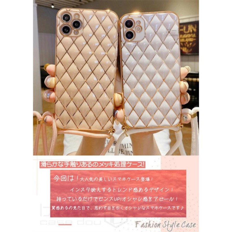 メッキ処理 GalaxyS22 ケース Galaxyケース ショルダー タイプ