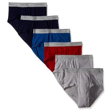 Love21 2024男經典舒適棉質多色三角內著混搭6件組