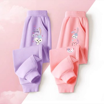 【台灣出貨】女童長褲秋冬 兒童長褲女 兒童長褲秋冬 女童褲子2025新款兒童秋款運動褲中大童秋季休閑長褲女孩春秋衛褲