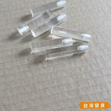 【台灣發貨】高透明亞克力實心圓柱 有機玻璃棒 圓形裝飾圓棒 攻牙長條加工定製