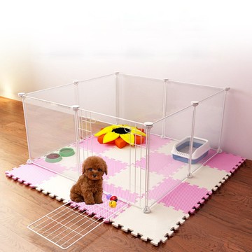 百變多功能室內寵物圍欄(帶門) 寵物柵欄 寵物門欄 寵物圍籬 寵物窩 寵物籠