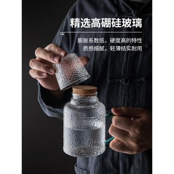 夏天高硼硅玻璃冷水壺家用水壺耐高溫玻璃瓶食品級冰水壺開水壺