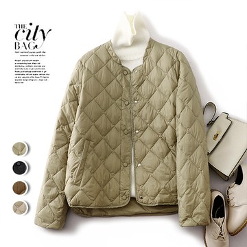 【韓國K.W.】KMM3509韓國空運頂極時髦輕薄羽絨顯瘦外套(保暖/升溫/羽絨棉/連帽/中長版)