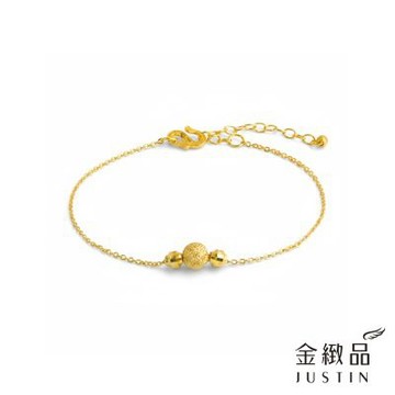 金緻品 黃金手鍊 閃沙亮珠 0.59錢