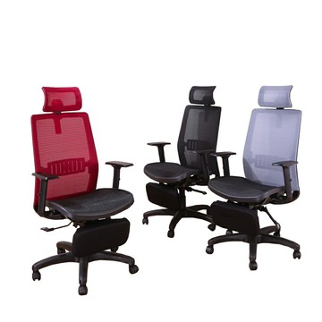 《DFhouse》 喬斯特電腦辦公椅(腳凳) -3色