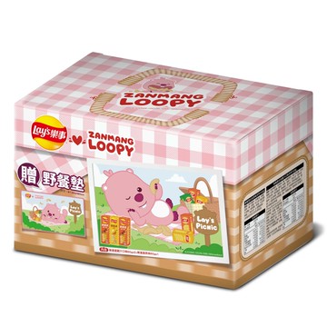 樂事樂連連洋芋片Loopy野餐墊歡樂箱180g