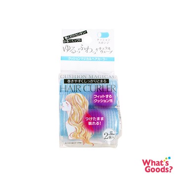 藍色萬用30mm魔鬼氈髮捲組(二入)