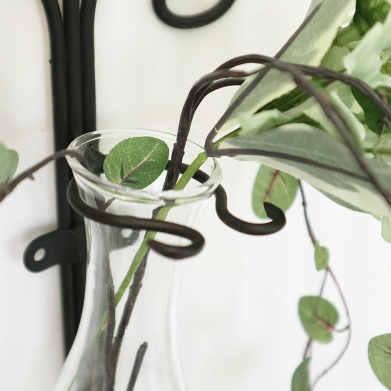 壁掛け花瓶 一輪挿し 造花セット ワイヤープランツ 通販 Lineポイント最大5 0 Get Lineショッピング