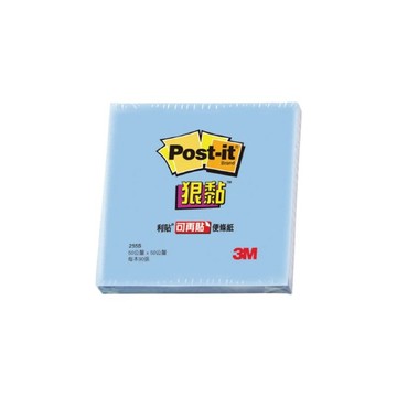 3M Post-it 利貼 便條紙 2X2 255S-2 5*5*1 cm 18g  粉藍色  90張  1本