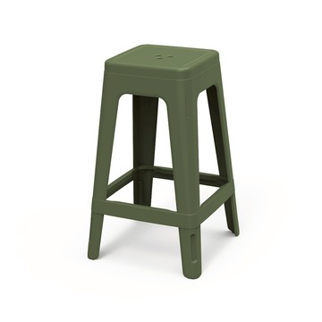 Keter Lucca 吧台椅 橄欖青