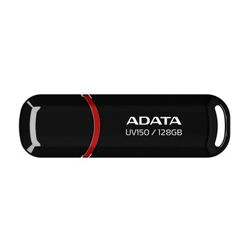 【ADATA 威剛】UV150 128G 黑色 USB 3.2 Gen 1 高速 隨身碟
