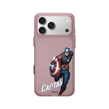 iPhone 17 Pro Max Clear (相機按鈕) 晶醺玫 - 迪士尼-漫威 Marvel - 美國隊長-準備任務