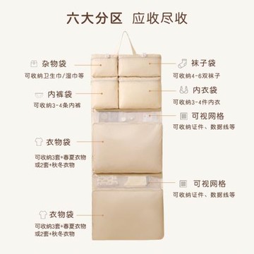 旅行收納袋行李箱收納整理包衣物內衣內褲分裝袋出門方便攜帶