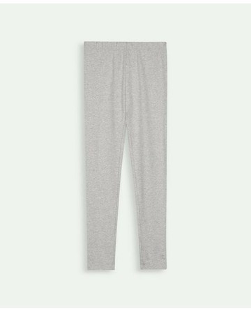 Brooks Brothers Girls Stretch Cotton Leggings | Heather Grey | Size 14