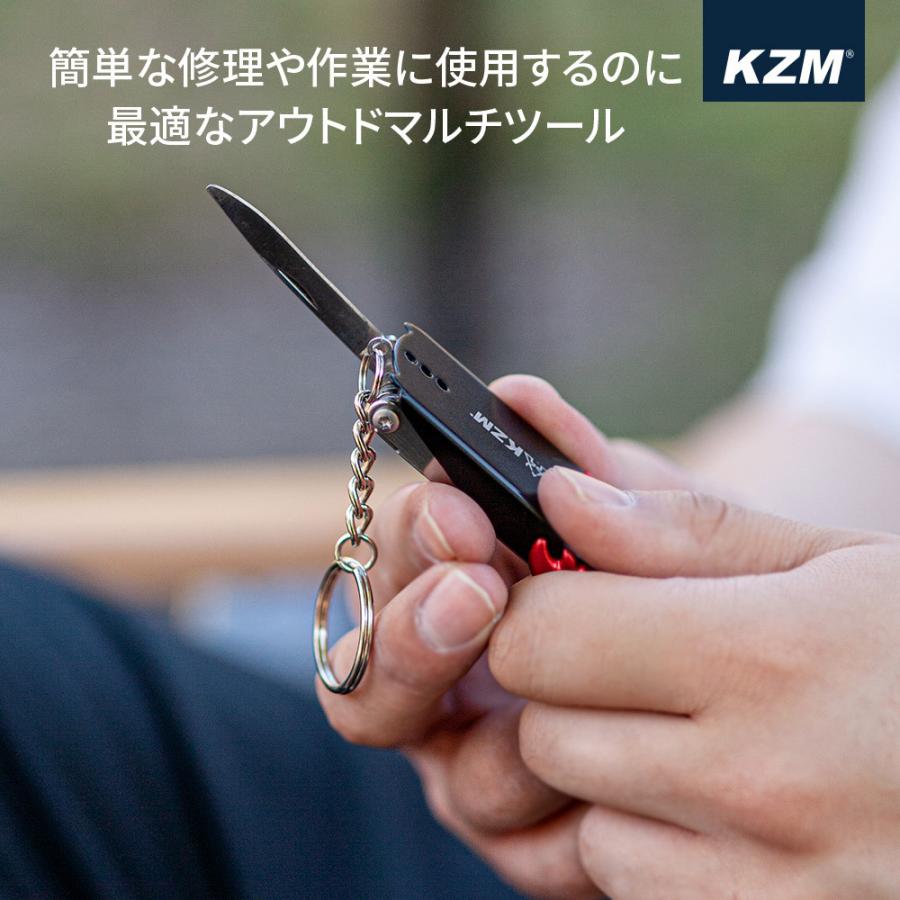 キャンプ用品 マルチツール ナイフ ドライバー オープナー 缶切り ヤスリ スクレーパー スマホスタンド ワイルドプロS071