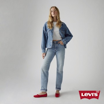 Levi s 501 90 s 女款中腰及踝直筒丹寧牛仔褲 / 赤耳