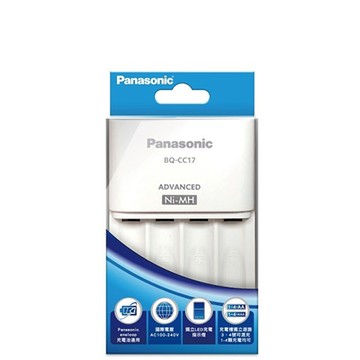 國際牌Panasonic日本電池充電器/BQCC17/可充3號4號電池/組
