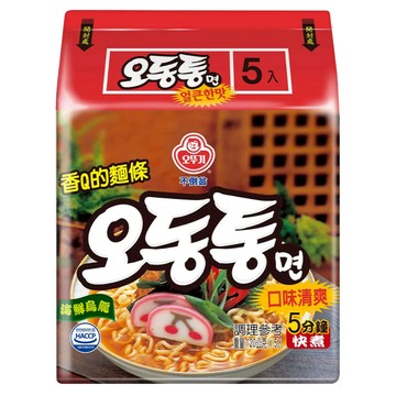 OTTOGI 不倒翁 烏龍拉麵 海鮮風味 120g  5包