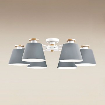 北歐風半吸頂六燈 B152-64-73685