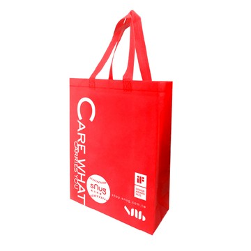 【品牌環保手提袋(小)-紅色】